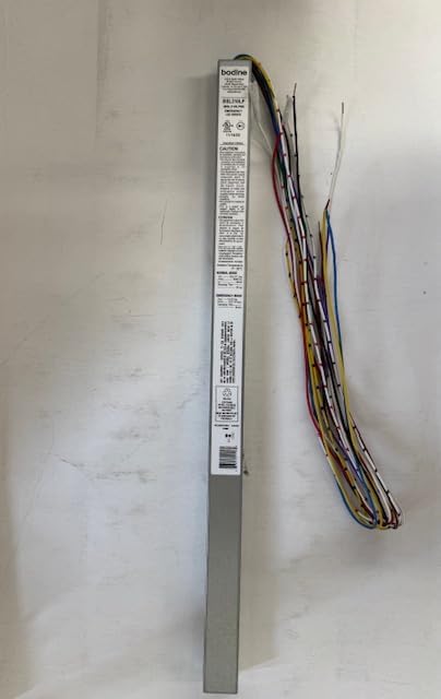 Bodine BSL310LP BSL310LPM 913702478801 Low Profile LED Emergency Drive 120V-277V 10W 15-52Vdc CEC Title 20 Compliant Class 2 Two-Wire Illuminated Test Switch 2W-ITS 22.5” x 1.18” x 1.18”