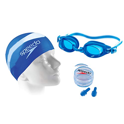 Speedo Kit Swim Slc, Oculos Adulto Unissex, Azul (Blue), Único