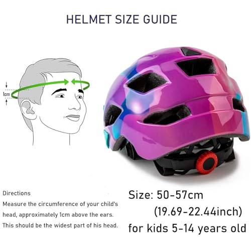 Kids Helmet, SIFVO Kids Bike Helmet Boys and Girls Bike