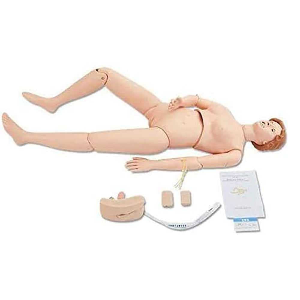 YNIYUJKL Patient Care Simulator Basic Geri Nursing Skills Female Nursing Manikin, Human Anatomical Model For Students Education Teaching