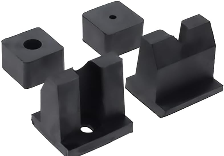 OER Rubber Tailgate Bumper Set Fits 1981-1986 Chevy and GM Fleetside Trucks, Black, HB546
