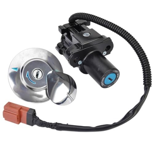 Kit de llave y cerradura de asiento para moto CB400SS con interruptor de encendido 2