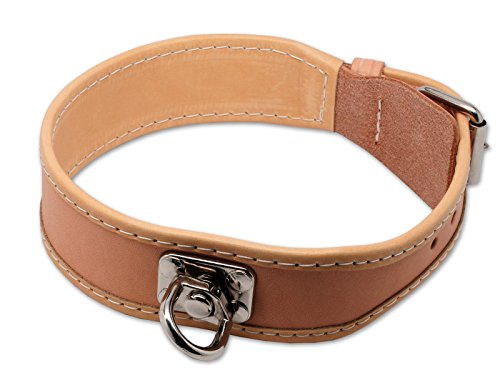 Schweißhalsband Schweisshalsband aus Leder - natur 50cm