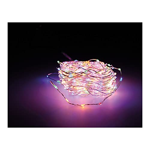 Guirlande micro LED multicolore 900 cm cable argente 567 L - 2