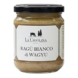 WHITE WAGYU RAGU, Salsa Ragù de Alta Calidad, 190 gr - 100% Italiana
