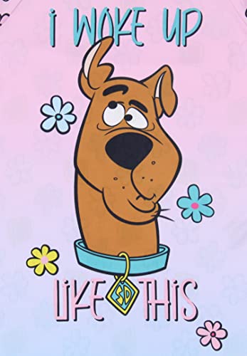 INTIMO Scooby-Doo Girls' I Woke Up Like This Flower Sleep Pajama Dress Nightgown3