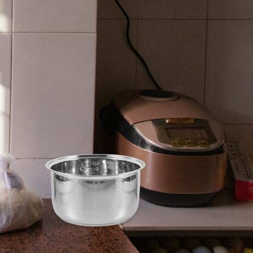 COLLBATH Rice Cooker Inner Pot Replacement 3L Stainless Steel Non-Stick Inner Lid Suitable for Cooking Rice Soup and Baking - Image 8
