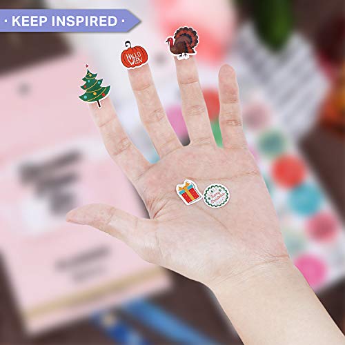 Planner Stickers Pack - 28 vellen / 1378 stickers, stijlvolle variëteitenassortimentbundelplanneraccessoires voor het… - Image 5