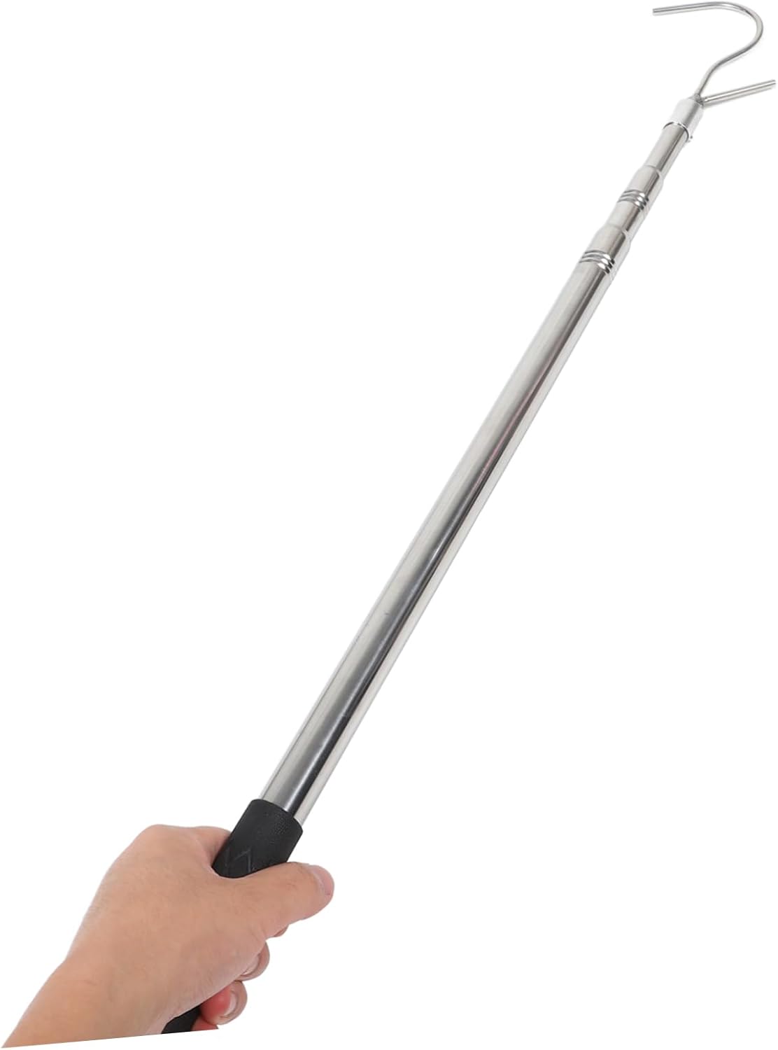 Rv Awning Opener Adjustable Portable Puller Telescoping Reach Rod for Camping Shelters Sunshade Canopy with Quick Extension Compact Storage Durable Design Collapses