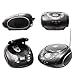 BSL Radio CD Portátil | MP3 | USB | Bluetooth | Radio...