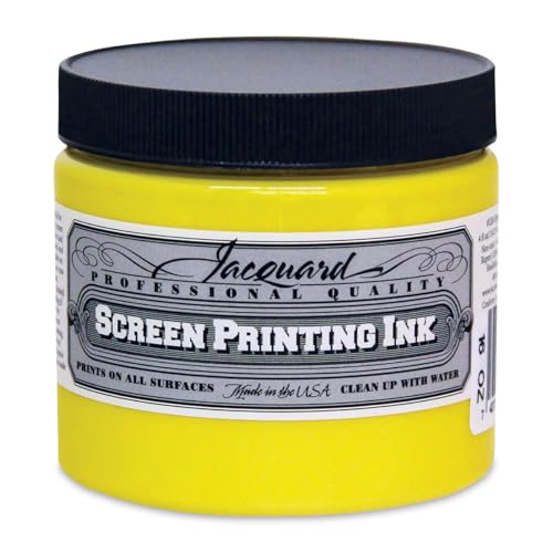 Encre sérigraphie Jacquard opaque jaune opacité maximale textile