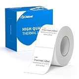 CLABEL 400 Etichette Termiche Adesive 40x60mm Bianche, Etichette Autoadesive per Stampanti Termiche Desktop, Etichette per Ufficio, Casa, Scuola, Negozi e Barcode