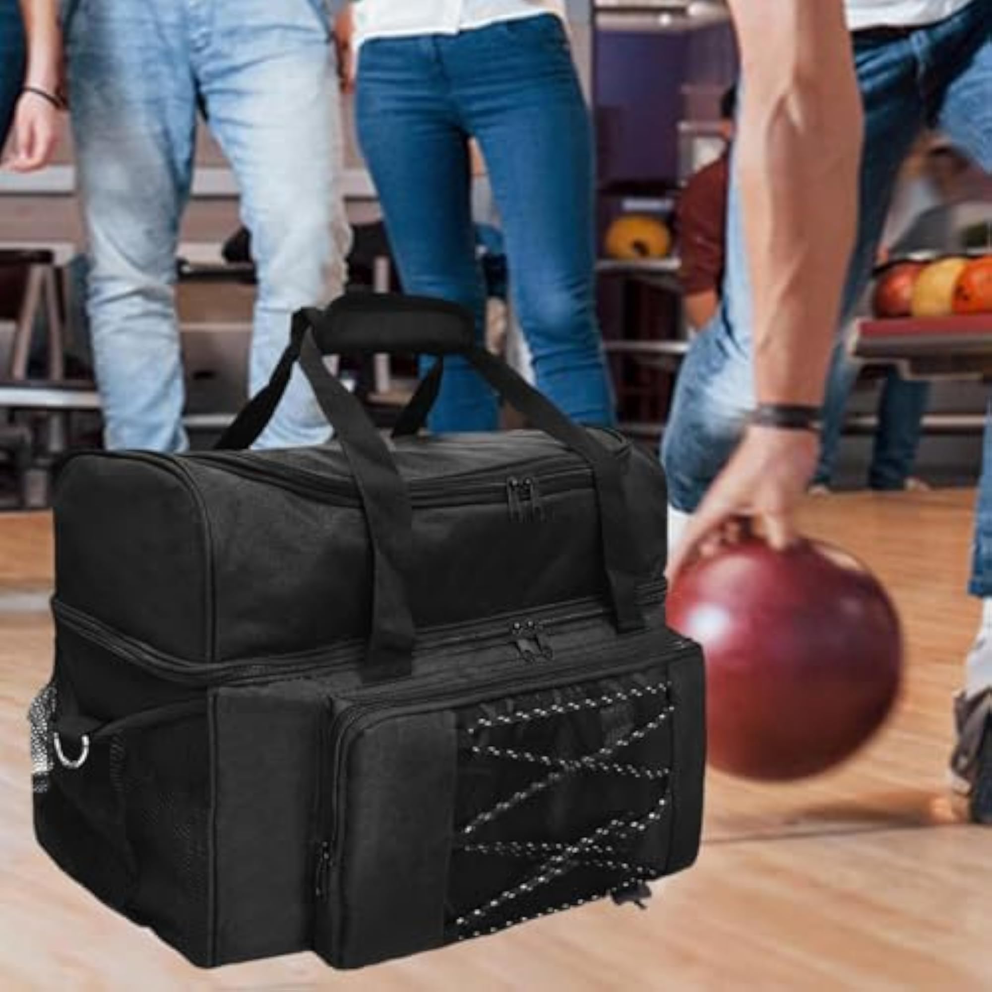 Professional Bowling Ball Bag, Sturdy Tote