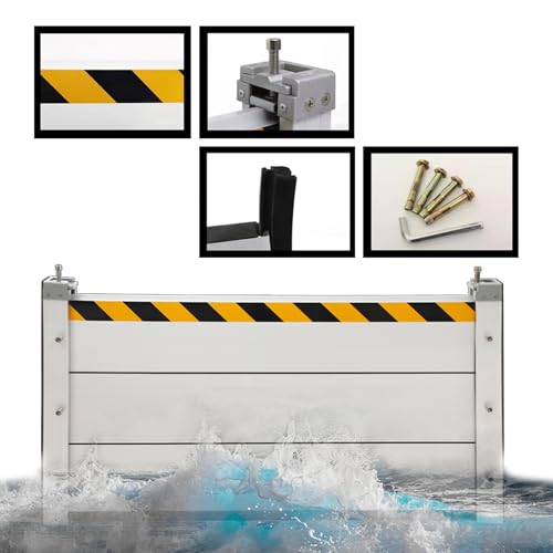 Inondation de garage ? Solution barrière d'eau en aluminium étanche pour sous-sol