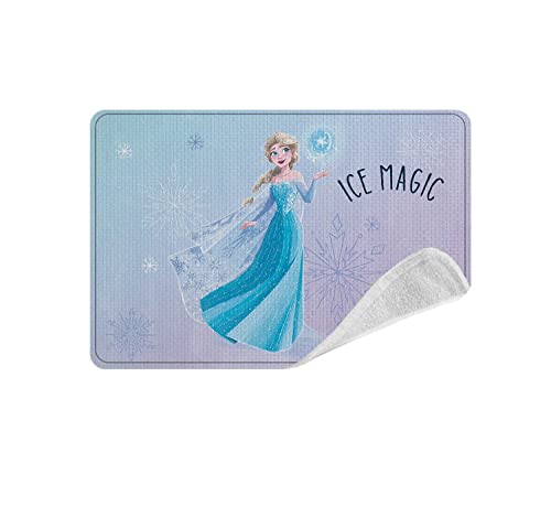 ICE TOYS Set de table en tissu pour protège-bureau pour fille, 30 x 40 cm, 100% polyester, pour l'école, voyage, cadeau (Reine des neiges)