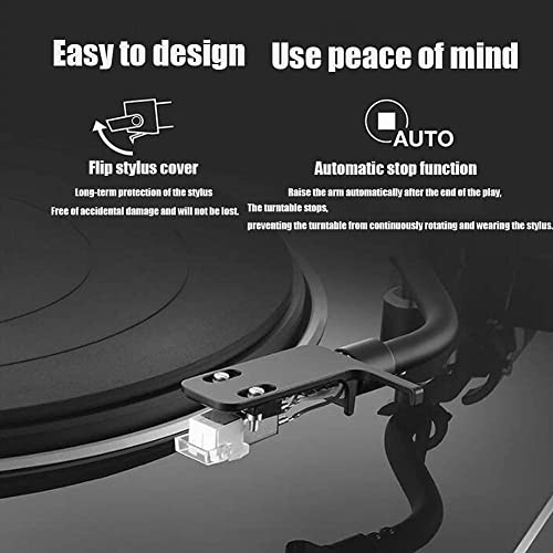 AURADO Tourne-Disque, boîte à Musique Tourne-Disque Vinyle vers Haut-parleurs USB Platine Vinyle à entraînement par… - Les Beatles, Paul McCartney, John Lennon, RIngo Starr, George Harrison AURADO Tourne-Disque, boîte à Musique Tourne-Disque Vinyle vers Haut-parleurs USB Platine Vinyle à entraînement par… – Image 8