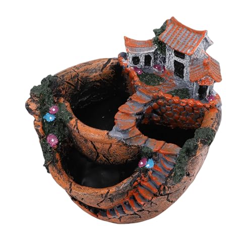 Pot de fleur de jardin féerique pour décorer votre bureau de maison