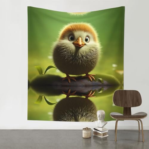 Tapisserie Kiwi Bird 152x130 cm nappe murale décoration intérieur