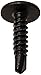 Small Parts 0812KPMB Steel Self-Drilling Screw, Black Phosphate Finish, Modified Truss Head, Phillips Drive, #2 Drill Point, #8-18 Thread Size, 3/4