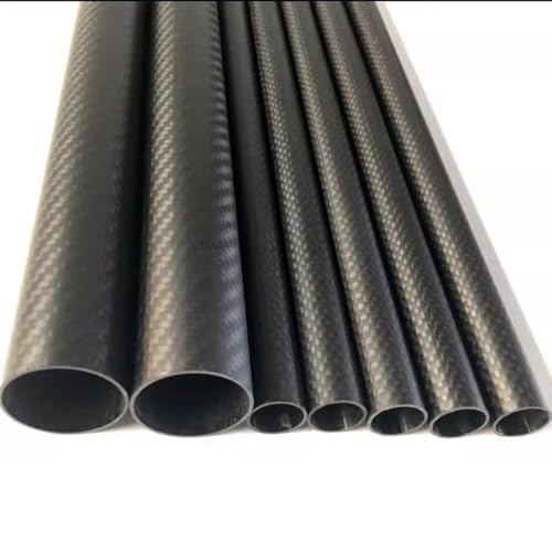 カーボンファイバーチューブ カスタマイズ可能な3Kカーボンファイバーチューブ、 中空プルトレッドカーボンファイバーロッド、 3Dプリンター/ロボティクス/クアドコプター用(58x52x1000MM)
