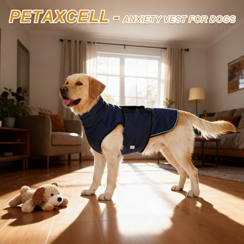 Dog Anxiety Calming Hoodie, Breathable Dog Anxiety Jacket Vest Coat Adjustable Pet Hoodie with Hood, Keep Pet Calm, M, (Dark Blue), Intended for Thunder/Fireworks/Separation - Image 7