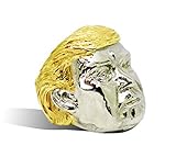 B & L Products Donald Trump President Ring, Trump Presidential Ring, Trump Rings for Men, Trump Jewelry, Funny and Unique Gift for Trump Supporters, Gold (13)