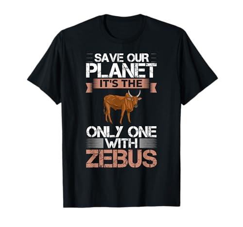 Zebu Cow Funny Asian Animals Cattle T-Shirt