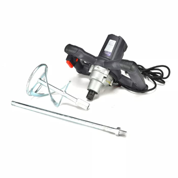 Hongu Trapano Miscelatore, Professionale, Elettrico 220-240V, 1300W Potenza, Attacco M14, IMPASTATORE, MESCOLATORE con Frusta per Colla E Malta