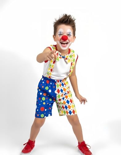 Fantasia Palhaço Palhacinho Menino Circo Festa Infantil Aniversár...