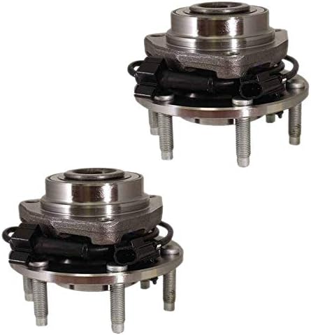 [Set of 2] Longgo 513188 Front Wheel Bearing Hub Assembly for 2004-2007 Rainier | 2003-2006 SSR | 2002-2009 Trailblazer | 2002-2009 Envoy | 2003-2008 Ascender | 2002-2004 Bravada | 2005-2009 9-7x