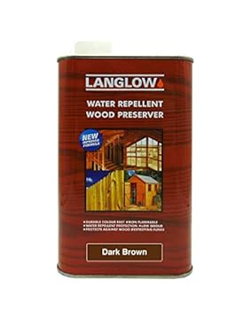 Palace Langlow Wood Preserver 1L, Dark Brown