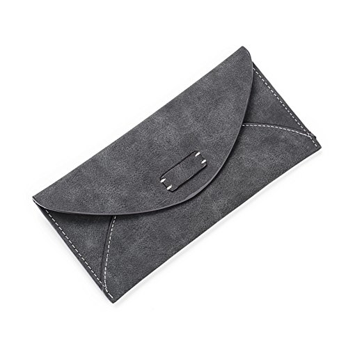 Sac à main long résolvant le manque de place avec ce porte-monnaie vintage mince nubuck