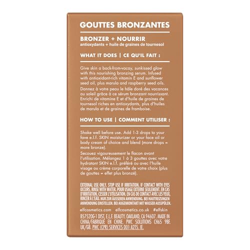 e.l.f. SKIN Bronzing Drops Pure Gold — view 8
