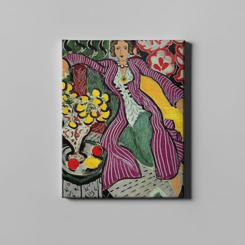 Toile Henri Matisse Femme au manteau violet Spiffing Prints, l'émotion de l'art chez soi