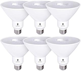 6 Pack High Power Outdoor PAR38 17W 170Watt Equivalent 1700 Lumens LED Dimmable Flood Light Bulb Waterproof E26 5000K Cool White LED Flood Light Bulbs - Security Backyard Garage Led Spotlight Bulbs