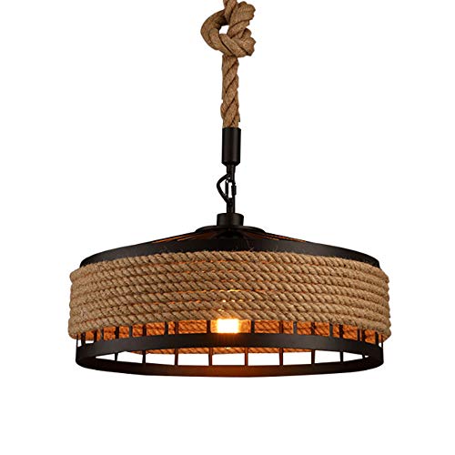 Suspension cage en fer rétro au design chandelier rustique haut de gamme