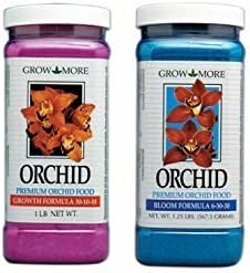 Premium Orchid Fertilizer Combo: Grow (1 Pound) and Bloom (1.25 Pounds)