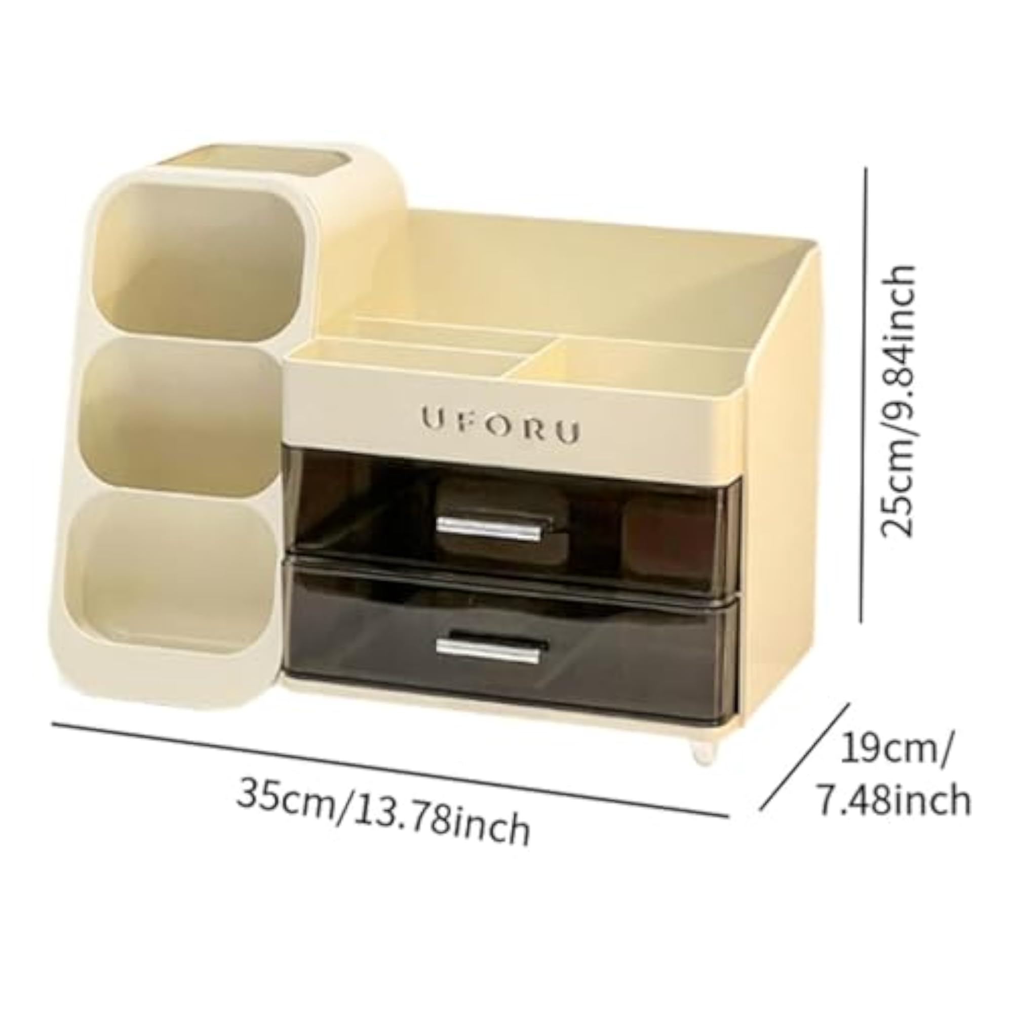 Cosmetic Organizer Display Stand for Brushes and Lotions
