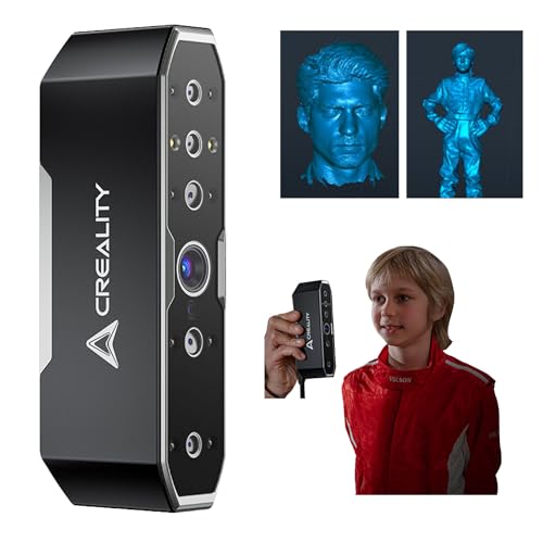 [2024 Upgrade] Scanner 3D Creality CR-Scan Otter pour l'impression 3D, avec vision stÃ©rÃ©o Ã  quatre lentilles, suivi anti-vibration, numÃ©risation rapide en couleur