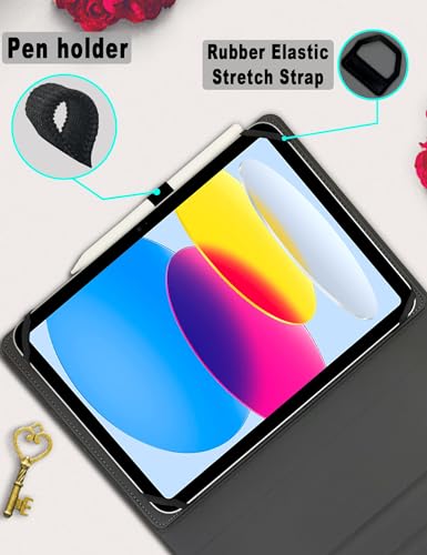 Funda teclado tablet 10.1 retroiluminado 7 colores con base extraíble magnética 6
