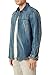 Hudson Men's Long Sleeve Shirt, Extracted Indigo, Medium