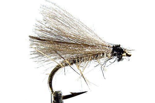 4 x Mouche sèche - F OREILLE de LIEVRE - pêche à la truite - Taille au choix