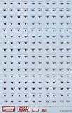 Hobby Japan FA012D Ensemble de décalcomanies en plastique Motif bras et yeux de...
