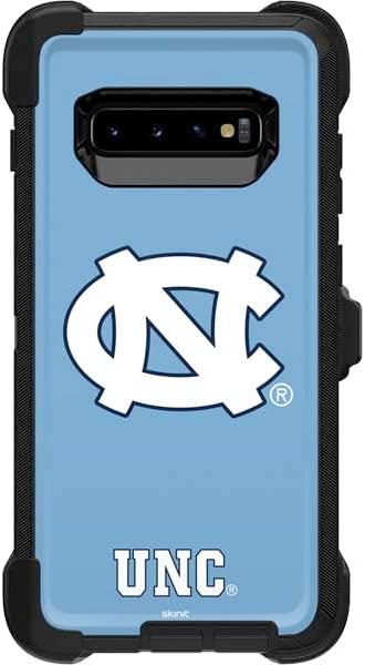 Skinit Decal Skin Compatible with OtterBox Defender Galaxy S10 - Officially Licensed College Carolina UNC Design