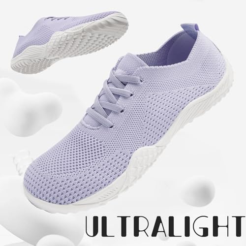 Image of Barefoot Shoes Women Tennis Gym Zero Drop Trail Minimalist Sneakers | Zero Drop 丨Minimalist丨Lightweight Material丨Breathable Mesh丨Non-Slip丨Machine Washable