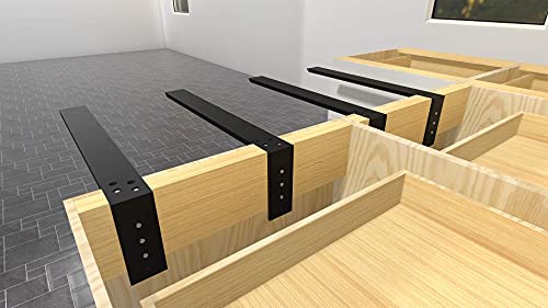 Solid Heavy Duty Steel Countertop Support L-Bracket, 1 Count, 18 Inch, Diy Projects, Made With American Steel By The Original Granite Bracket #TOP2