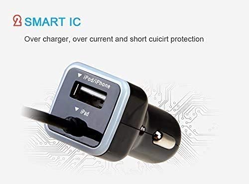 Iphone Car Charger, [Apple Mfi Certified] Car Charger For Iphone 14, 13, 12, 11, X, Xr, Xs, Pro, 8 Plus, 7 Plus, Pro Max, Ipad Pro, Air 4, Mini With Extra Usb Port #TOP2