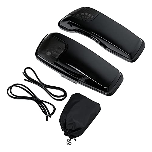 TCMT Black Saddlebag Lids 5