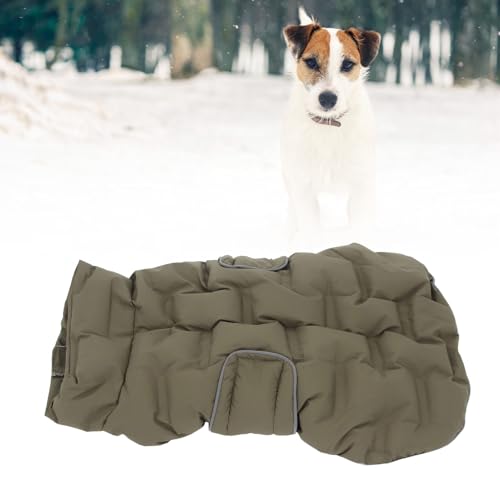 Jaqueta de inverno para cães, quente, à prova de vento, casaco de inverno, água, grande, quente, fai