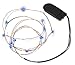 LED Moon Lights - Silver Plated Copper Wire with 12 Blue Lights